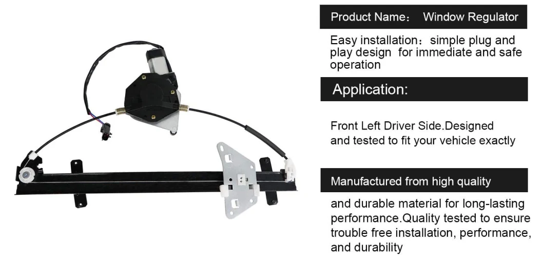 OE Quality Lower Price Car Window Regulator 51358252430 for BMW 5 E39 with One Year Warranty