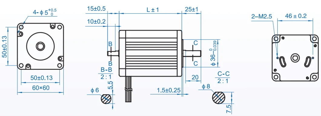 Trustworthy China Supplier Sunroof Electric Wheelchair Brushless DC Motor